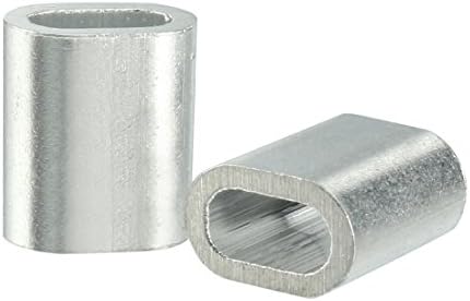 IIVVERR 1mm kablovsko uže aluminijumske čahure kopče okovi za presovanje petlja 50kom kablovski kabl Cuerdas de aluminio Accesorios