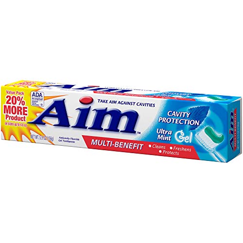Pasta za zube za zaštitu od ciljne šupljine, Ultra Mint Gel, 5.5 oz.