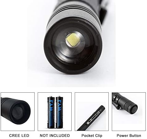 COSMOING UV lampa, LED 395nm ultraljubičasta lampa, olovka za zumiranje Blacklight lampa IP54 vodootporni detektor za urin za kućne