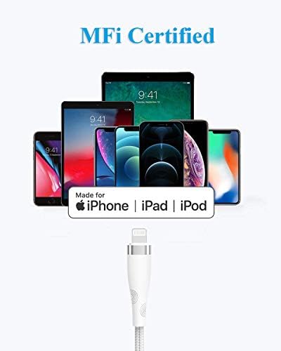 iPhone 14 Pro Fast Charger Block【Apple MFi Certified】 PD 20w iPhone 14 Pro blok punjača sa 6ft UCB C do gromobranskog kabla za iPhone