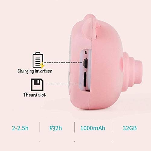 LKYBOA Dječija digitalna kamera-HD kamera Mini Pig SLR poklon igračka Pink