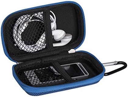 AGPtEK Mp3 Player Case, prenosivi poklopac slušalica na preklop, držač sa metalnom kopčom za karabiner za 1.8 inčne MP3 plejere, iPod