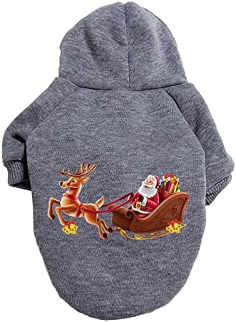 Odjeća za kućne ljubimce za srednje pse Uskršnji Božić Jelen Santa džemper pseća Odjeća kostim pet kostim pidžama slatka topla odjeća