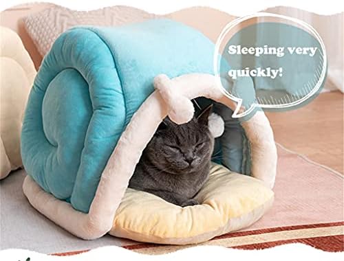 WZHSDKL meke mačke prostirka torba za spavanje mačke kuća pletena korpa za pseće krevete umirujući jastuk za kauč na razvlačenje za