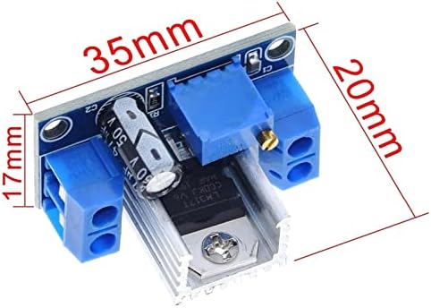 1pcs LM317 DC linearni regulator DC-DC 4,5 ~ 40V Snimanje 1.2 ~ 37V Korak modul napajanja Podesiv