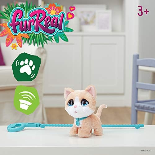 FurReal Walkalots Big Wags interaktivna igračka za mačke, zabavni Zvukovi kućnih ljubimaca i Poskočna šetnja, uzrasta od 4 i više
