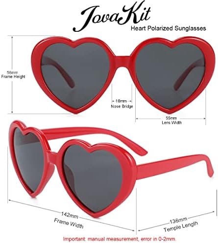 Polarizirane naočare za Sunce u obliku srca za žene Vintage Fashion Lovely Retro Oversized eyeglasses Style UV400 Protection Lens