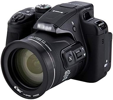 Adapter za filtriranje Kiwifotos leće adapter za Nikon Coolpix B700 P600 P610 P610S odgovara za bilo koji 62 mm navojni filter ili