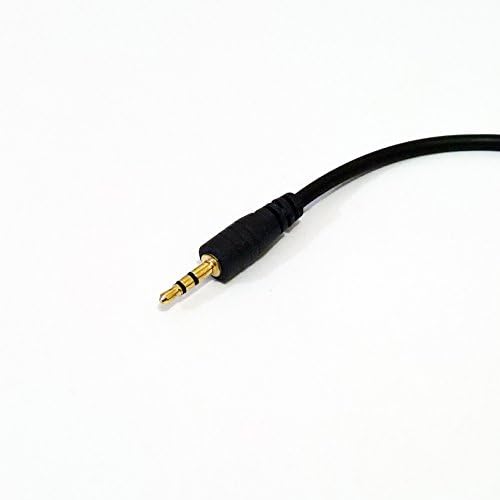 2Pack 2,5 mm muški do 3,5 mm ženske slušalice Jack AUX audio adapter kabel kabela