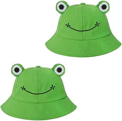 Saoropeb žaba šešir za odrasle tinejdžere, slatka žaba Kanta šešir, pamuk Kanta šešir Funny šešir Ribar šešir za muškarce žene