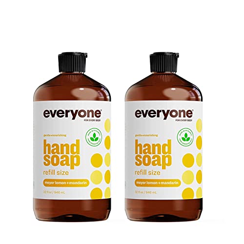 svako za svako tijelo tečno punjenje sapunom za ruke, 32 unce, Meyer limun i mandarina, sredstvo za čišćenje na biljnoj bazi sa čistim