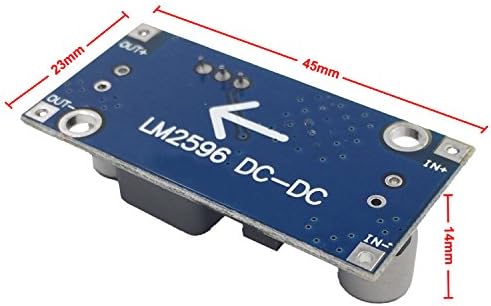 Valefod 6 paket LM2596 DC do DC visoko efikasni Regulator napona 3.2-35v do 1.25-30v Buck Converter DIY Step-Down modul za napajanje