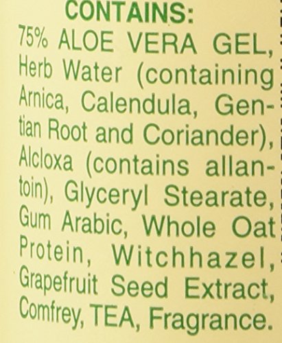 Alverica Sve prirodne rolne dezodoransa, aloe biljna, 3 tečna unca