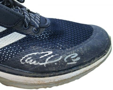 Carlos Correa potpisan BP istrošeni rabljeni travnjak cipele za cipele PSA / DNA COREA LOA 79329 - AUTOGREM MLB CLEATS