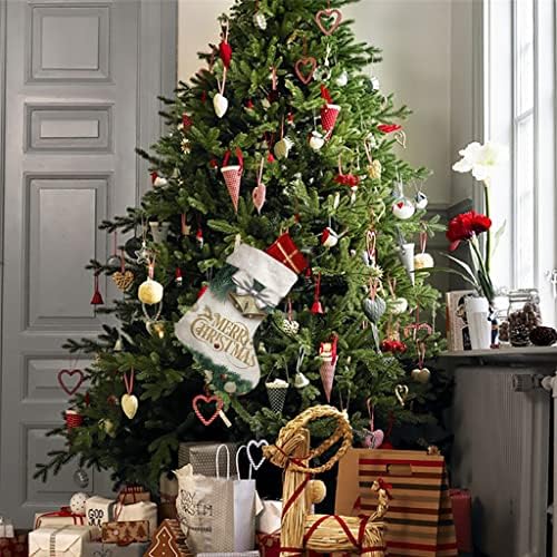 WXBDD Božićna ukras Ball Bell Božićne čarape Božićne ukrase za kućni Xmas Tree Viseći ukrasi poklon torbe