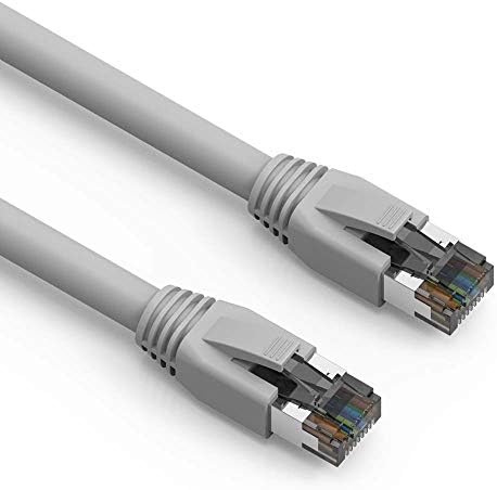 Accl ​​15ft CAT.8 S / FTP Ethernet mrežni kabel Siva 24AWG, 10 paketa