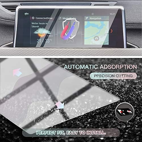 Cdefg Centar za kontrolu ekrana automobila navigacioni zaštitnik osetljiv na dodir za 2018 2019 2020 X2-F39 iDrive, kaljeno staklo