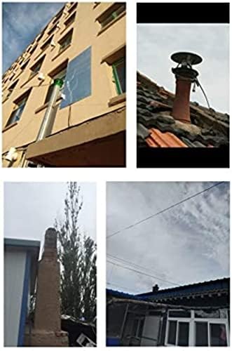 Darzys evakuator dimnjaka, Ventilatori za navlake na krovu, Ventilatori za ventilaciju dimnjaka električni dimnjak Ventilatori za