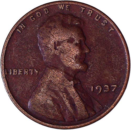 1937 Lincoln pšenica Cent 1c vrlo dobro
