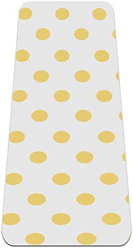 Unicey žute polka tačke uzorak prostirke za jogu debele neklizajuće prostirke za jogu za žene&prostirke za vježbanje za djevojčice