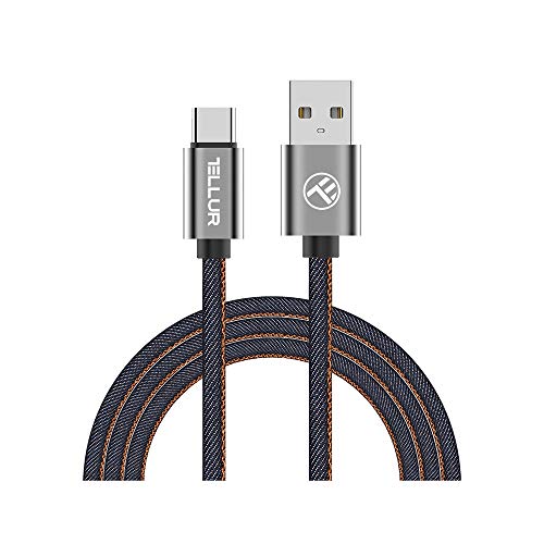 TELLUR kabl za prenos podataka, USB do Type-C, 1m, Denim