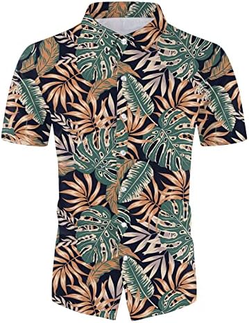 BMISEGM odijelo za muškarce Muške ljetne modne slobodno vrijeme Havaii uz more Na obali Plaža Digitalna 3D košulja kratkih rukava