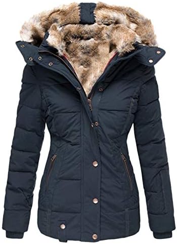 Dugih rukava s poklopcem Slatka jakne Womans Winter Deck Surf Jackets Solid Warm Comfy Plus Veličina