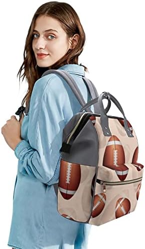 Fudbalski kuglice ručni ruksak stilski materinsku torbu multifunkcijsko vodootporno putovanje starački rame