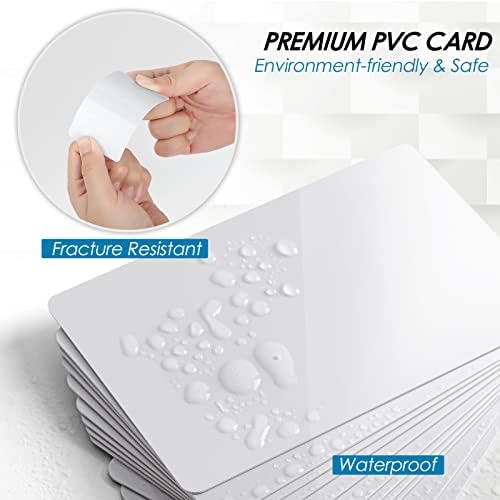 KTRIO 60 Pack Premium prazne PVC kartice za štampače id znački grafičke PVC kartice CR80 30 Mil by Specialist ID kompatibilne sa većinom