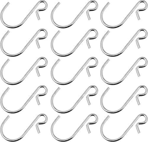 Koaius 100pcs Alati za kašike protiv hrđe kašike za s-oblikovane kuke za kuke u obliku klipke viseće mamac uredski ključ težak tip