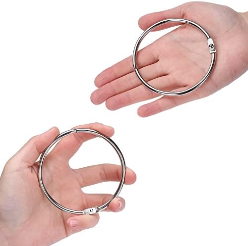 Mr. Pen-prstenovi za vezivanje listova, 3 inča, 10 pakovanja, metalni prstenovi, prstenovi za knjige, prstenovi za papir, metalni