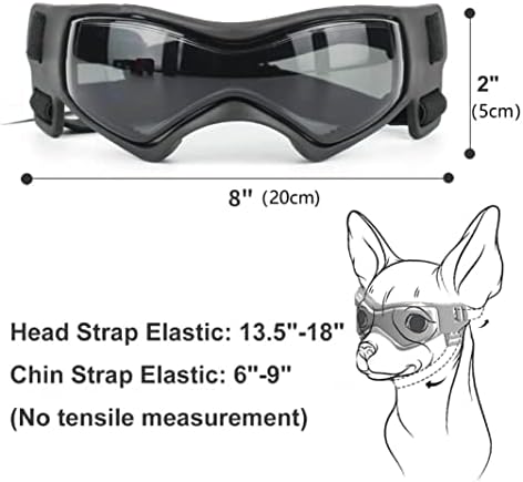 Shamr pasa sunčane naočale zagrljalice doggleda UV zaštitne naočale za pse za male do srednje pasmine, prašine i vodootporne prilike