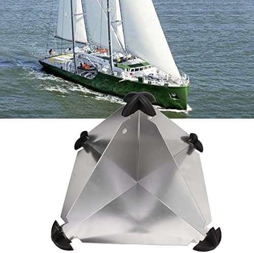 HONGCHAOUS 10kom oktaedarski Tip Aluminijumski radarski reflektori brod Radar reflektor hitni Radar reflektor 12x12 inča za jedrilice