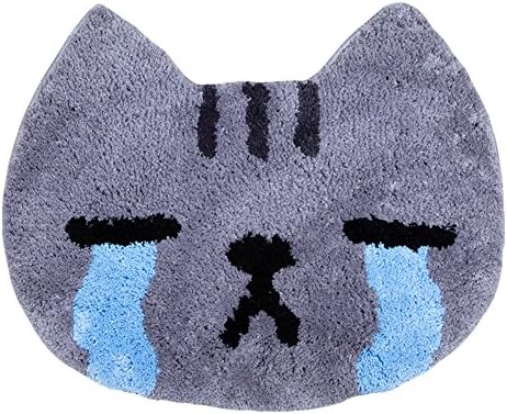 YUMUO Cartoon cat mat za kupatilo podloga za upijanje vode za djecu noćni jastučić za noge mekan i udoban tepih-C 20x24inch