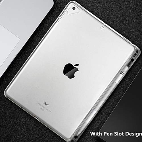iCoverCase za iPad Mini 1/2/3/4/5 jasna futrola sa utorom za olovku, Ultra tanka prozirna meka TPU stražnji poklopac fleksibilna zaštitna