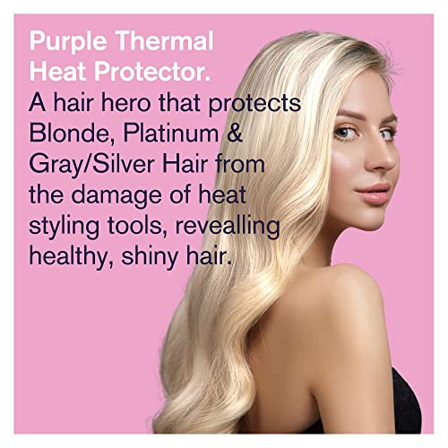 Bold Uniq Purple sprej za zaštitu od topline & amp; ljubičasta maska za kosu Bundle. formuliran za plavušu, platina, pepeo & srebro/sijeda