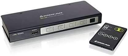 IOGEAR HDMI 4 Port prekidač - 4k @ 30Hz - 4 u x 1 Out - True HD i DTS HD Master Audio - Automatsko prebacivanje - IR daljinski upravljač