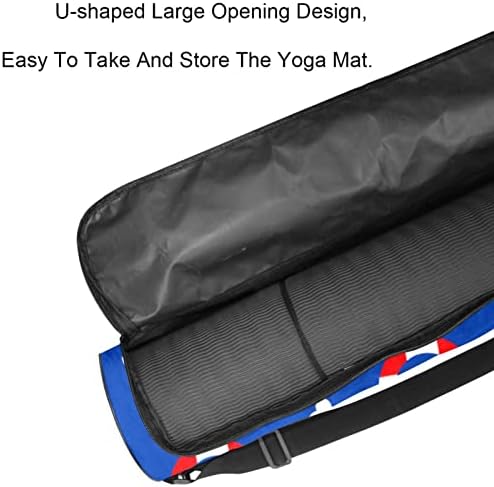 Plava torba za spašavanje Yoga Mat Carrier torba s naramenicom Yoga Mat torba torba za teretanu torba za plažu