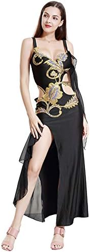 Royal Smeela Trbušni plesni kostim za ženske plesne haljine plesne haljine Maxi proretna suknja profesionalni karneval odjeću