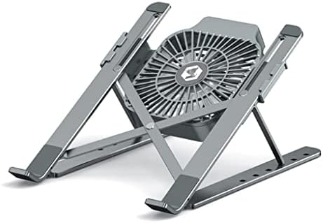 JKUYWX sklopivi stol za laptop laptopa za radne površine sa hlađenjem ventilatora za rashladni ventilator Rasipani stalak za nošenje