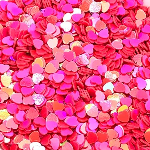 Sjaj u boji ljubav u obliku srca šljokice za nokte sjajne šljokice za djevojčice DIY handcraft dekoracija manikure konfeti