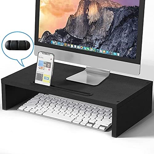RUXURY monitor postolje, držač za postolje za laptop za stol, ispod skladištenja za uredski materijal za laptop, PC, štampač - retro
