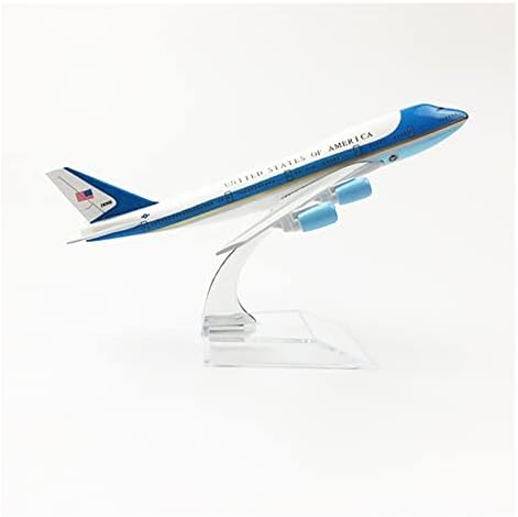 Modeli aviona 16cm Model aviona pogodan za Air Force One Boeing B747 avion od livenog metala model aviona poklon kolekcionarski grafički