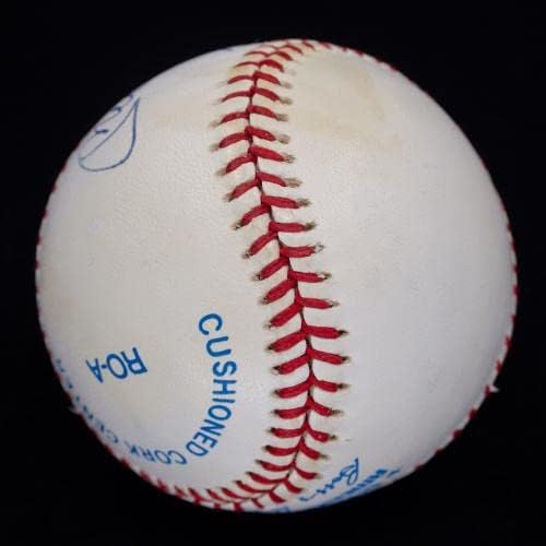 Mickey Mantle No.7 Potpisan OAL bejzbol PSA / DNA razred 8 Auto-AUTO - autogramirani bejzbol