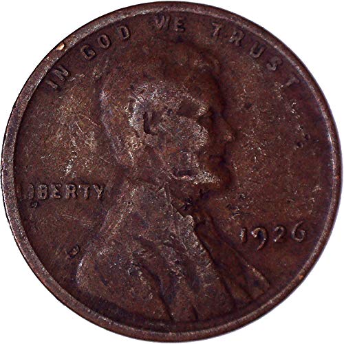 1926 Lincoln pšenica Cent 1c vrlo dobro