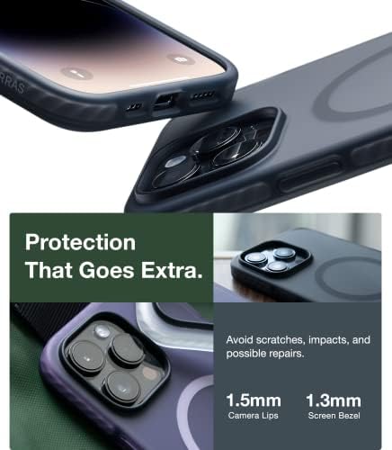 TORRAS 2023 NOVO za iPhone 14 Pro Max Case - Ultra Shootf Cutron [Vojni razređivanje Ispitivanje] [Kompatibilan sa MAGSAFE] Zaštitna