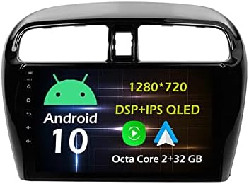 9 Android 10 In Dash Auto Stereo Radio za Mitsubishi Mirage 6 2012 13 14 15 16 17 18 GPS navigacijska Glavna jedinica Carplay Android