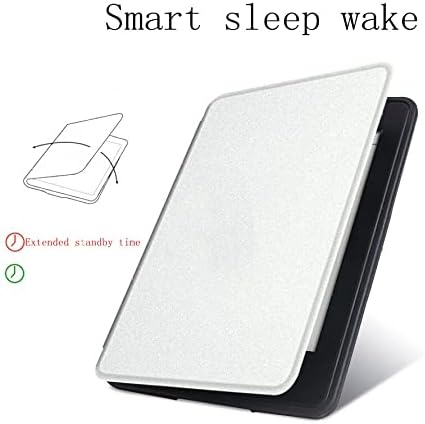Futrola za 6 Kindle Paperwhite - vodootporna Pu Koža najlakša pametna navlaka sa funkcijom Auto Sleep Wake, plavo nebo i bijeli oblaci,