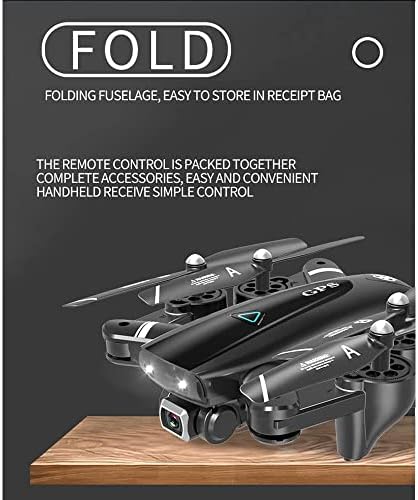 Prendre GPS Drone Sa kamerom za odrasle, 4K HD FPV Live Video RC Quadcopter helikopter za početnike, sklopivi RC Drone sa visine čekanje, 3D Flip, jedan ključ Start,bezglavi režim