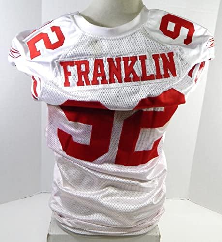 2009 San Francisco 49ers Aubrayo Franklin 92 Igra Izdana bijeli dres 46 96 - Neintred NFL igra rabljeni dresovi